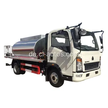 Sinotruk Howo 6 Wheeler 4CBM 4000Liter Asphaltverteiler Truck